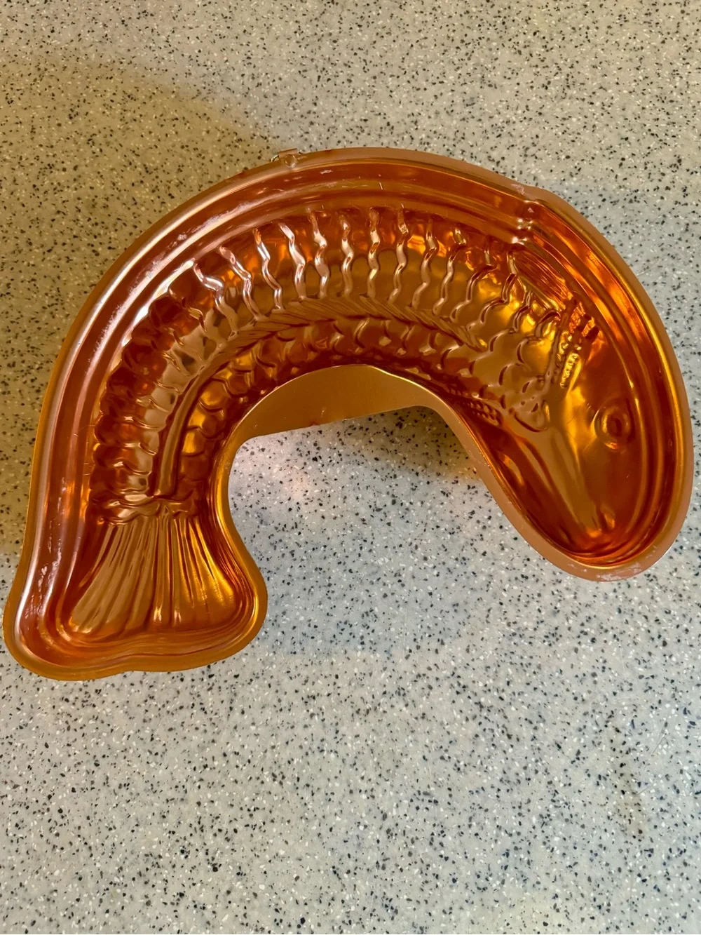 Vintage Copper Fish Jello Mold.Can Be Hung.Wall Decor